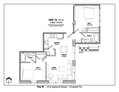 Floor Plan Unit 15
